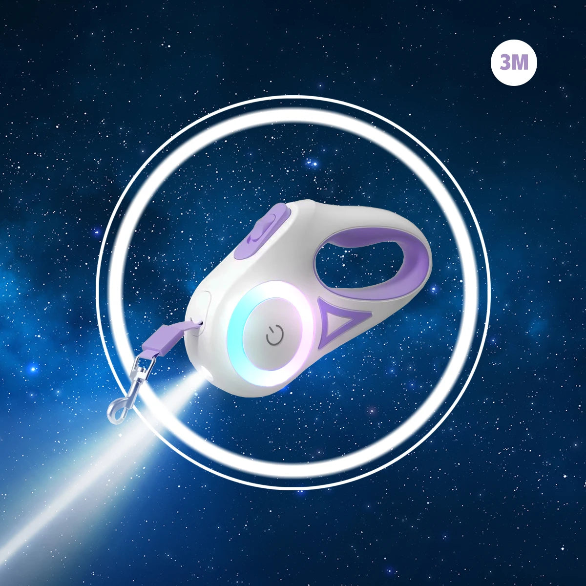 TurvaTassu™ Halo-LED — 5m Kelatalutin (360° Turvavalo)