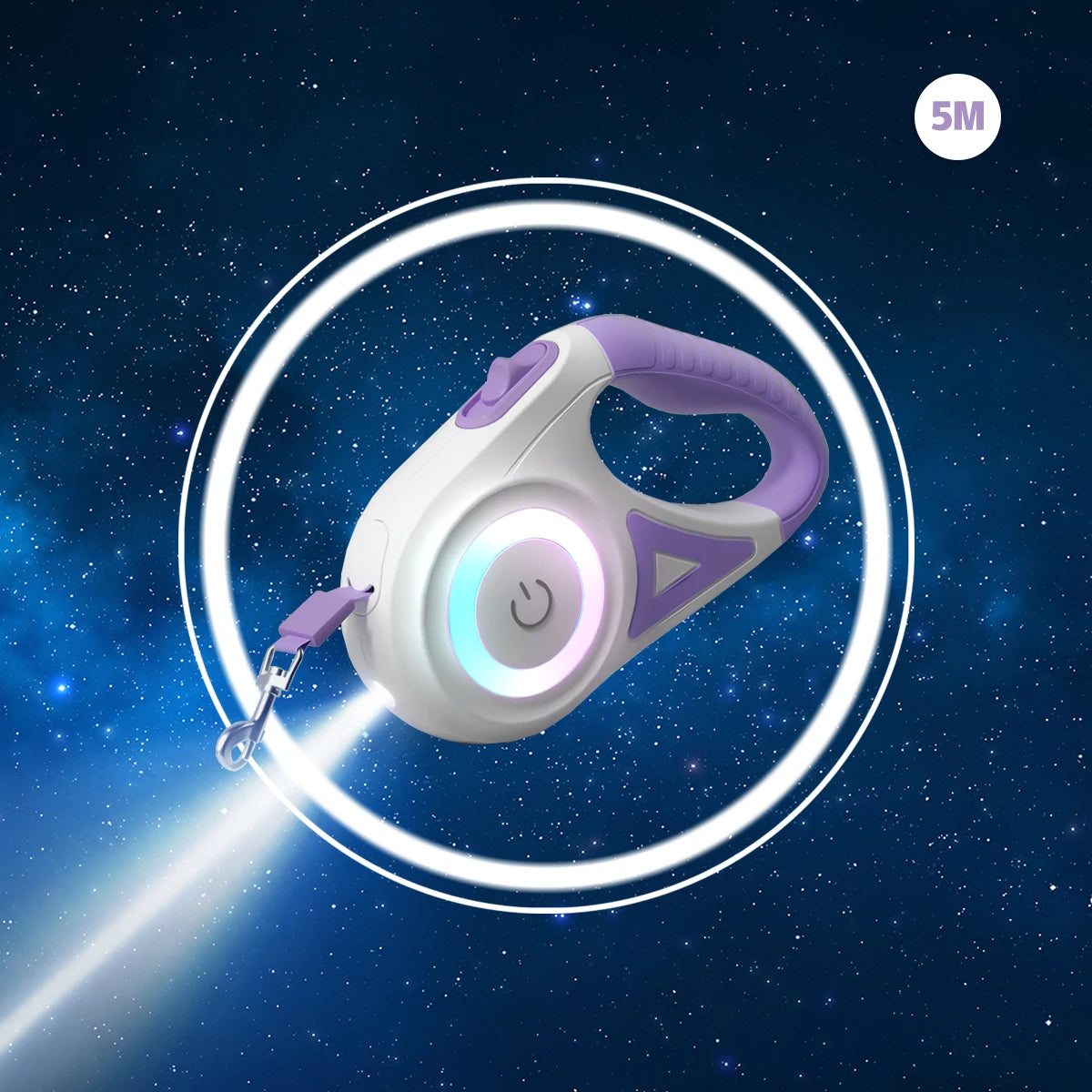 TurvaTassu™ Halo-LED — 5m Kelatalutin (360° Turvavalo)