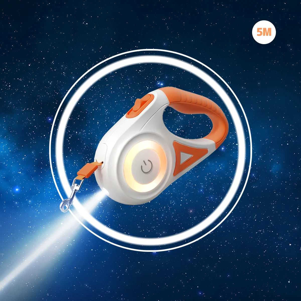 TurvaTassu™ Halo-LED — 5m Kelatalutin (360° Turvavalo)