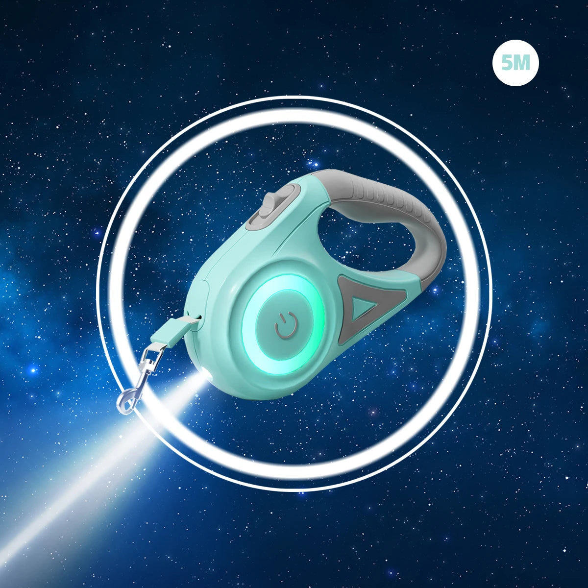 TurvaTassu™ Halo-LED — 5m Kelatalutin (360° Turvavalo)